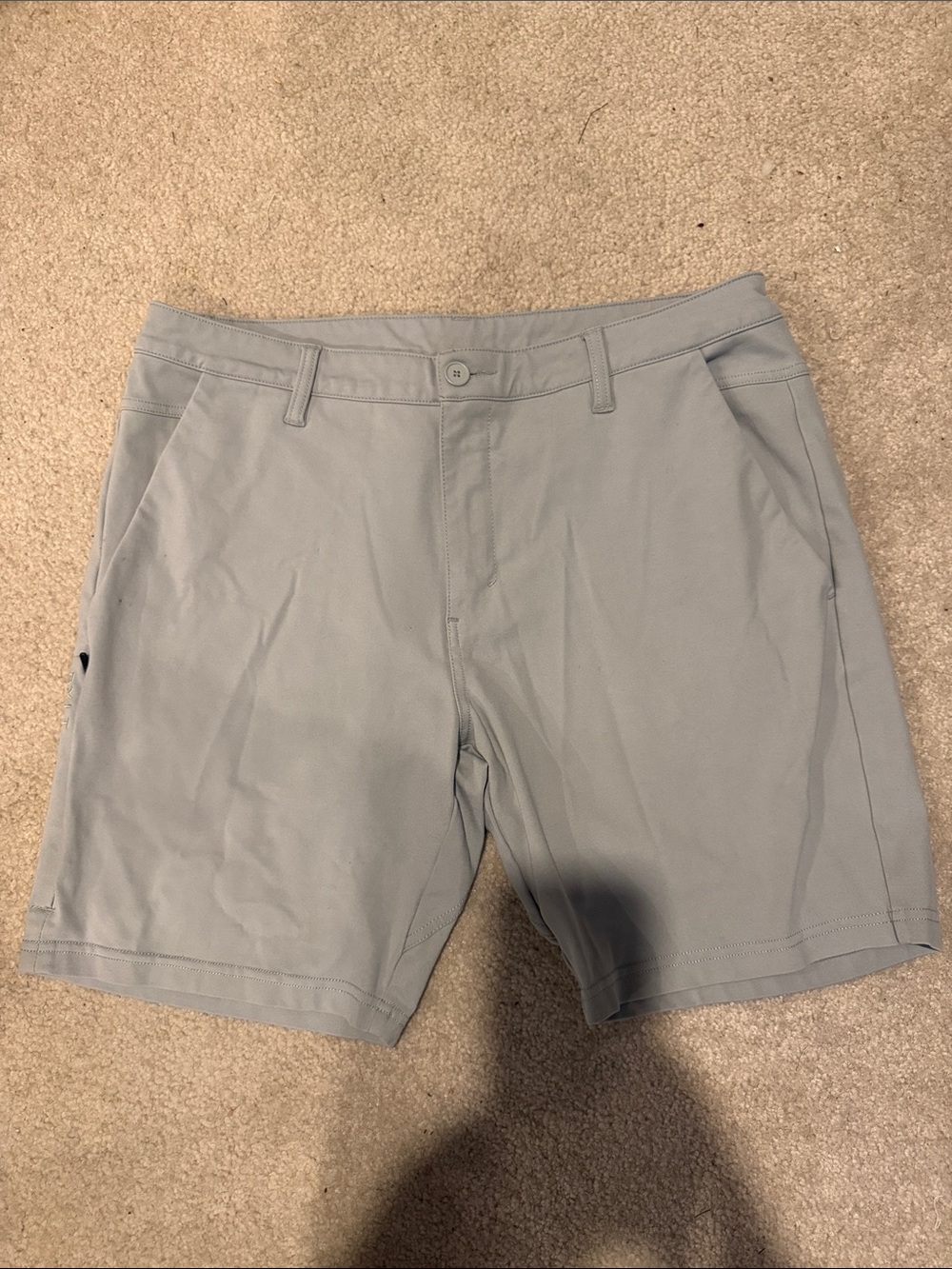 BYLT Basics Light Gray Flat Front Men's Shorts